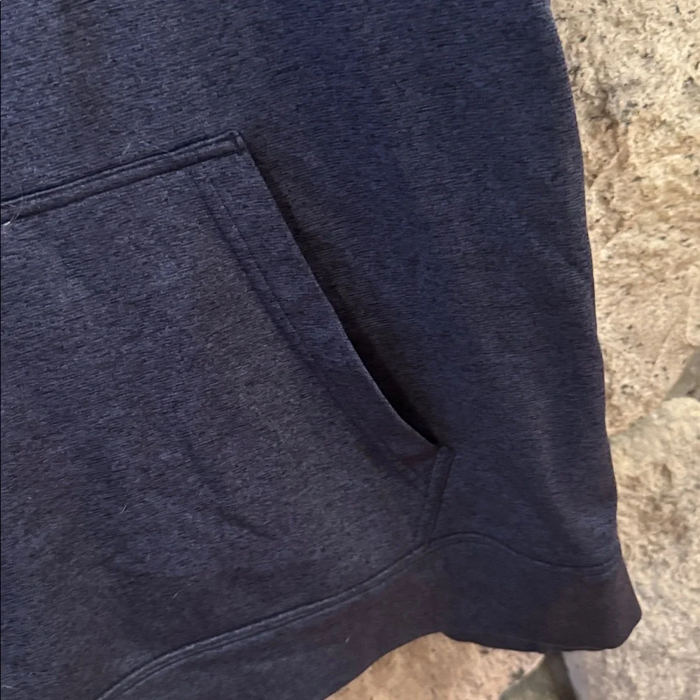 The North Face Men's Dark Blue Drawstring hoodie size large